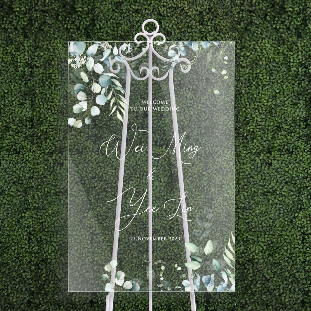 Acrylic Wedding Signage