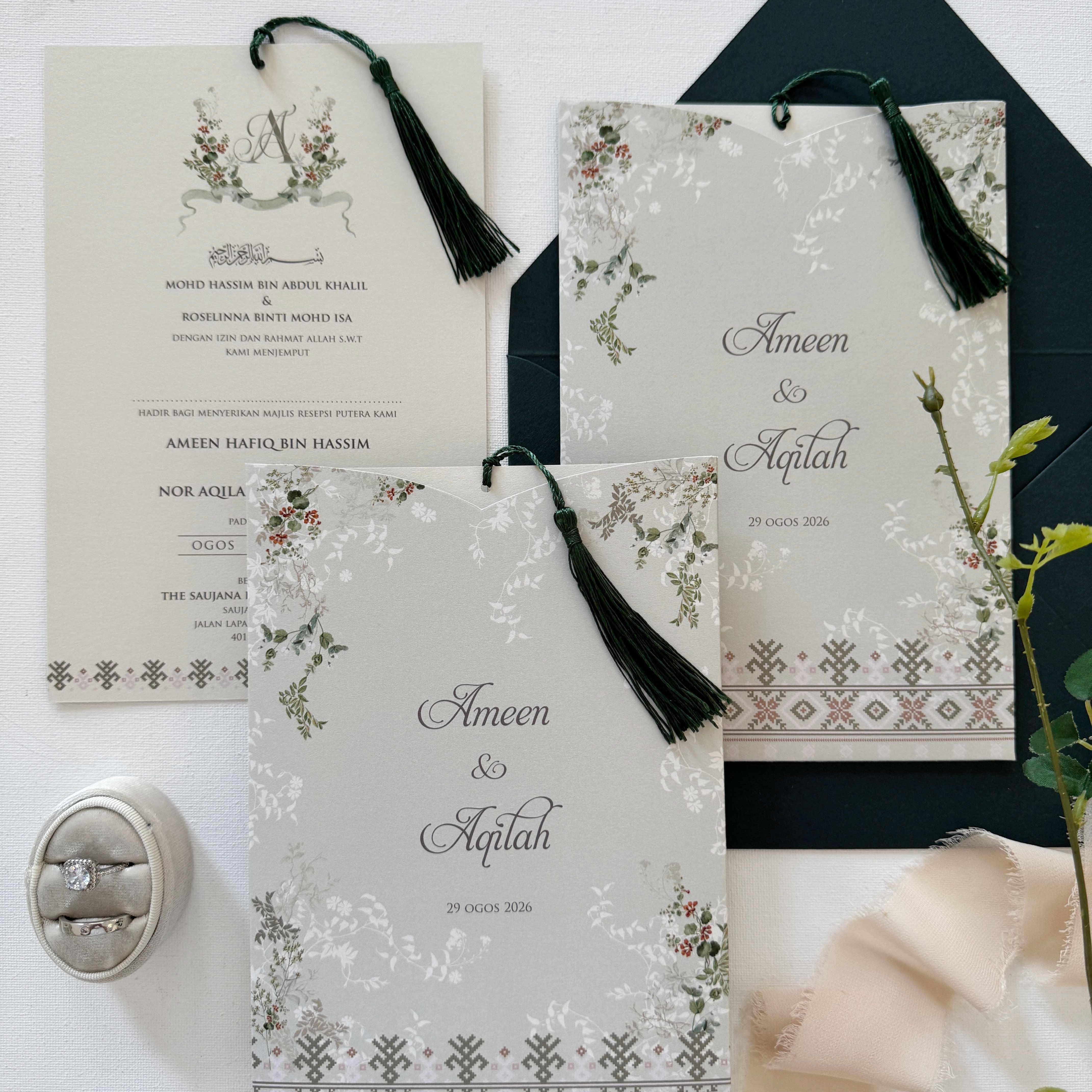 Pocket Wedding Invitation