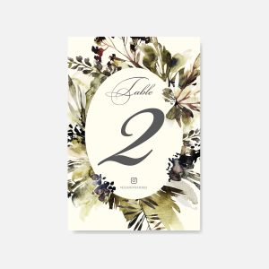 Table Numbers 18