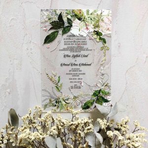 ACRYLIC WEDDING INVITATION (SPECIAL COLOUR) 18