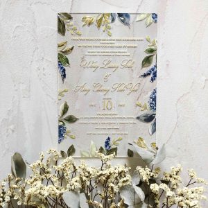 ACRYLIC WEDDING INVITATION (SPECIAL COLOUR) 27