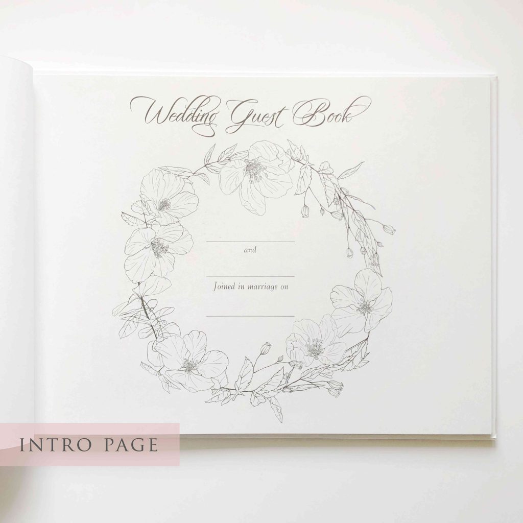 Wedding Guest Book - Paperose Wedding